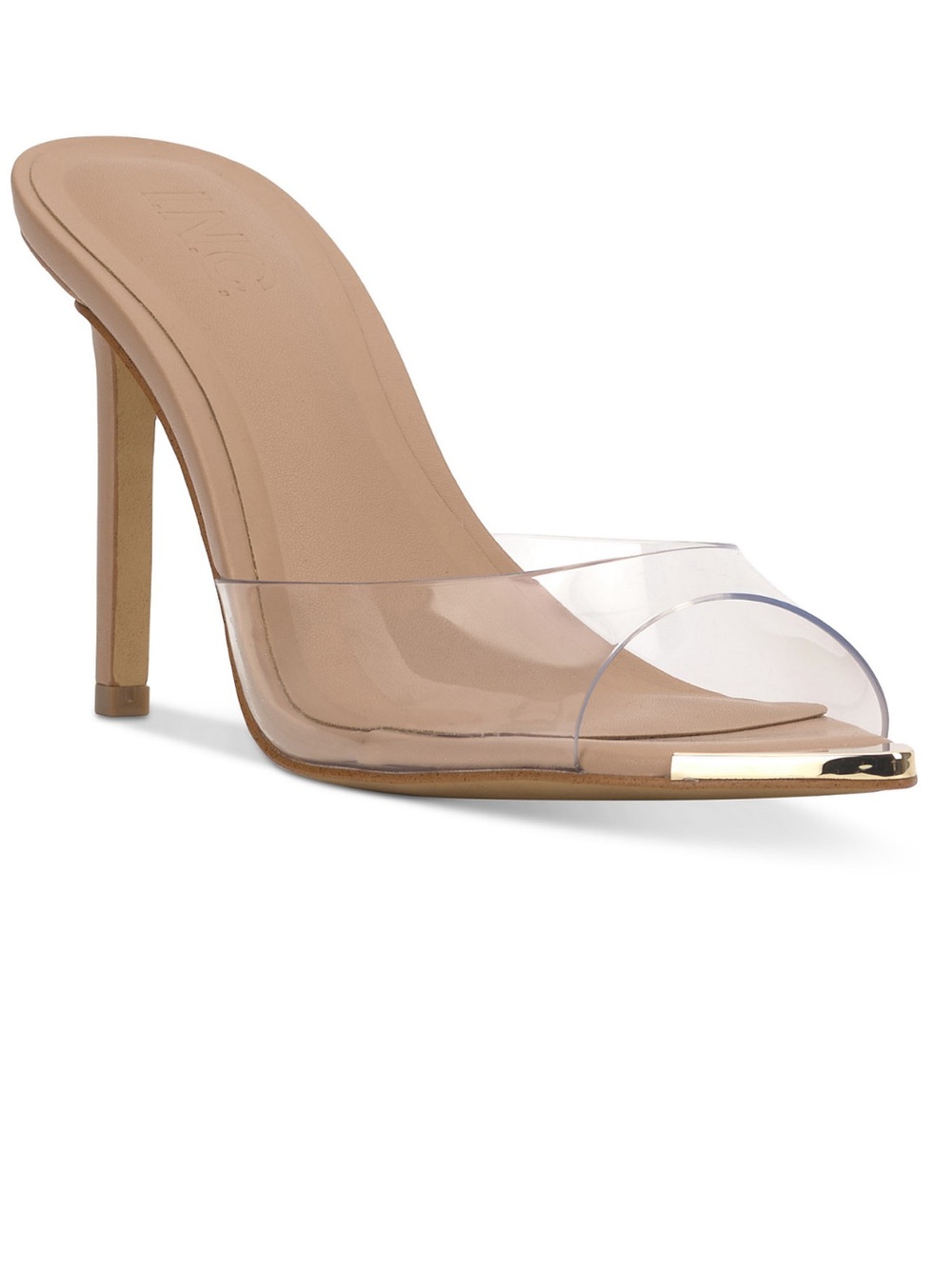 INC- clear heel sandals
